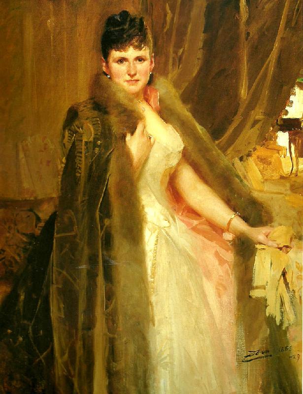 Anders Zorn mrs symons oil painting image